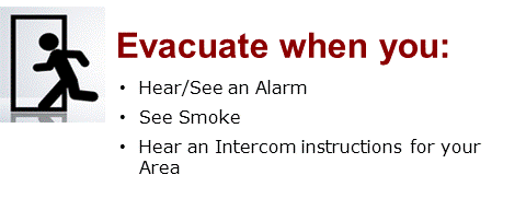 Evacuate when you